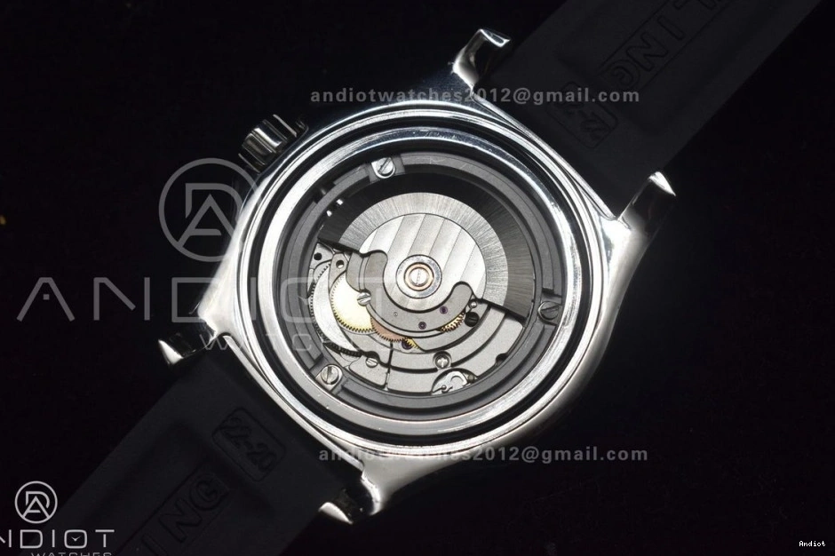 A2824 Bezel TF and Rubber Black On with 44 Dial Yellow Black Rehaut Edition 1:1 Superocean Strap Best Automatic 1128